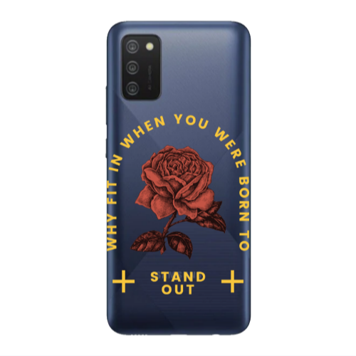 Samsung A03S Stand out Transparent Silicone TPU Θήκη