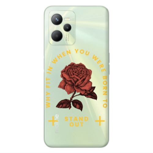 Realme C35 Stand out Transparent Silicone TPU Θήκη