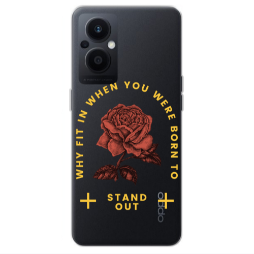 Oppo Reno 7 Lite Stand out Transparent Silicone TPU Θήκη