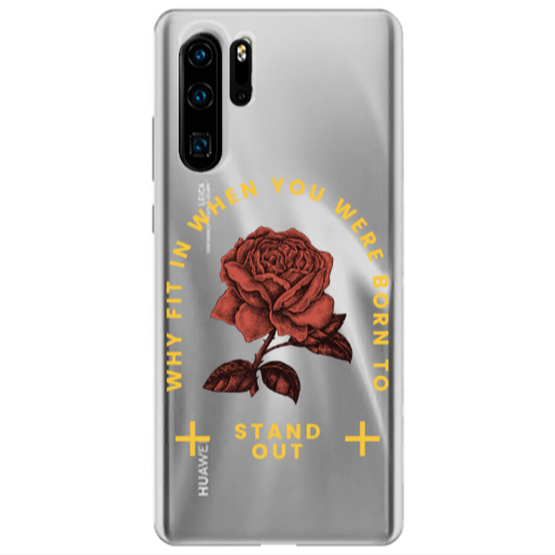 Huawei P30 Pro Stand out Transparent Silicone TPU Θήκη