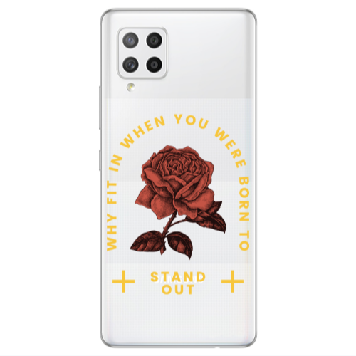 Samsung A42 5G Stand out Transparent Silicone TPU Θήκη