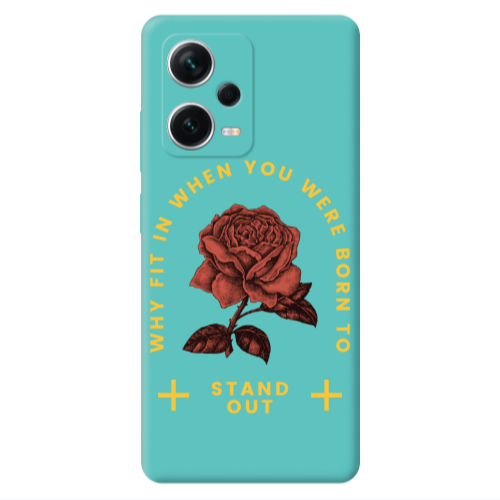 Xiaomi Poco X5 Stand out Turquoise Colored Silicone TPU Θήκη
