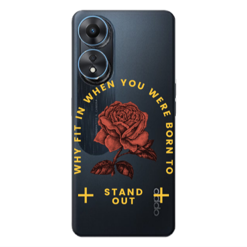 Oppo A 98 Stand out Transparent Silicone TPU Θήκη