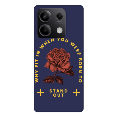 Xiaomi Redmi Note 13 5G Stand out Dark blue Colored Silicone TPU Θήκη