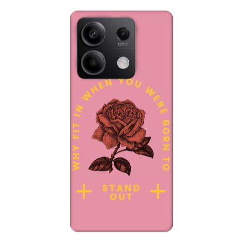 Xiaomi Redmi Note 13Pro 5G Stand out Pink Colored Silicone TPU Θήκη