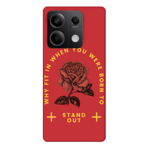 Xiaomi Redmi Note 13Pro 5G Stand out Red Colored Silicone TPU Θήκη
