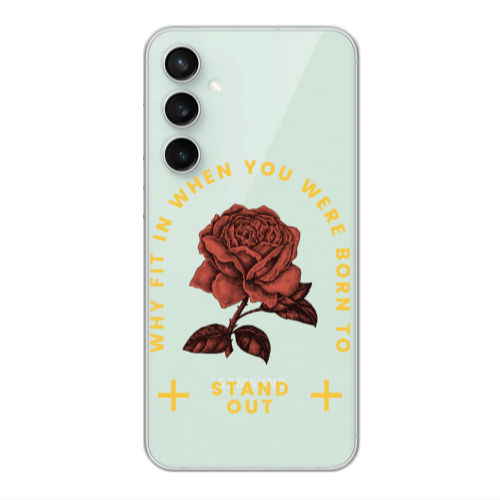 Samsung S24 FE Stand out Transparent Silicone TPU Θήκη