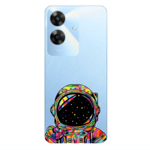 Realme Note 60 Astronaut 209 Transparent Silicone TPU Θήκη