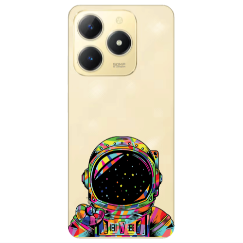 Realme C61 Astronaut 209 Transparent Silicone TPU Θήκη