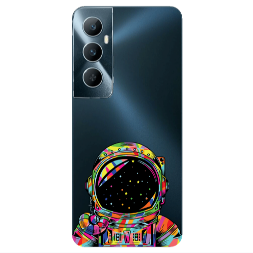 Realme C65 Astronaut 209 Transparent Silicone TPU Θήκη