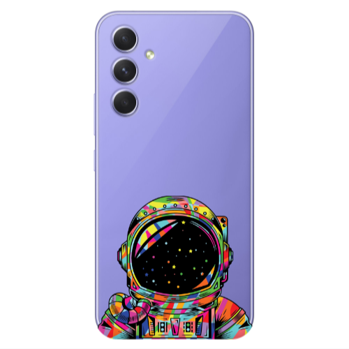Samsung A56 Astronaut 209 Transparent Silicone TPU Θήκη