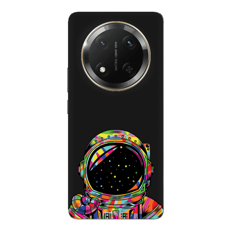 Honor Magic 7 Lite Astronaut 209 Black Colored Silicone TPU Θήκη