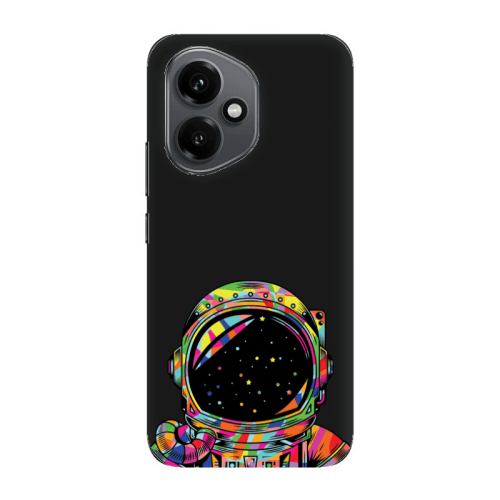 Honor Magic 400 Astronaut 209 Black Colored Silicone TPU Θήκη