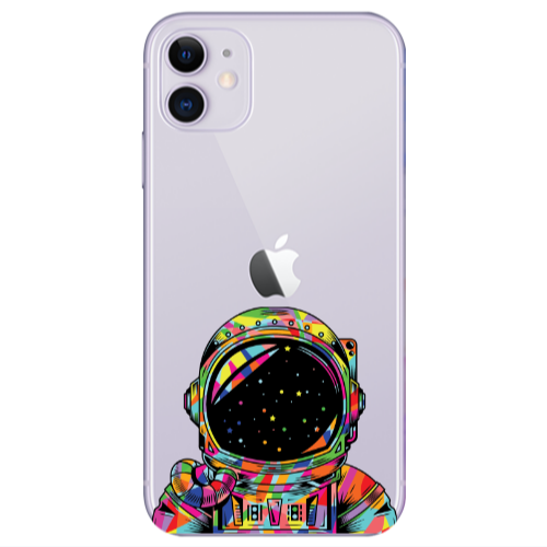 Apple iPhone 11  Astronaut 209 Transparent Silicone TPU Θήκη