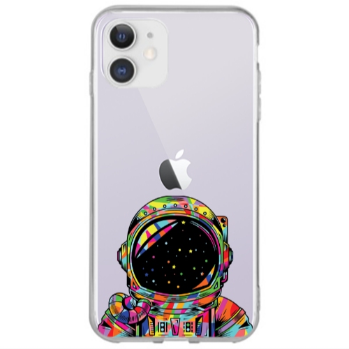 Apple iPhone 12 Astronaut 209 Transparent Silicone TPU Θήκη
