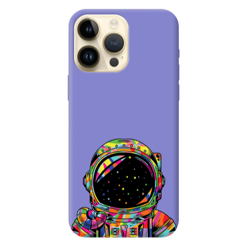 Apple iPhone 13 Pro Max Astronaut 209 Purple Colored Silicone TPU Θήκη