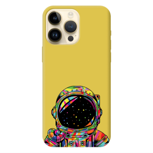 Apple iPhone 13 Pro Max Astronaut 209 Yellow Colored Silicone TPU Θήκη