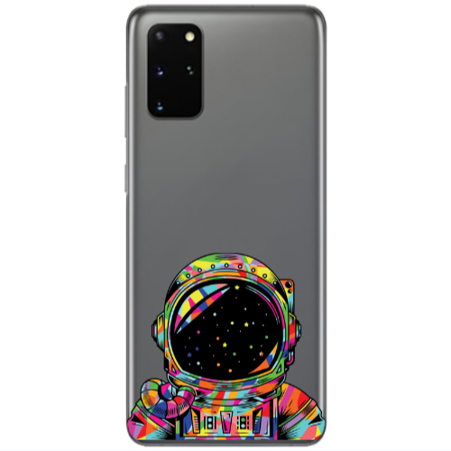 Samsung S20 Plus Astronaut 209 Transparent Silicone TPU Θήκη