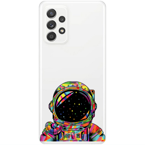 Samsung A53 Astronaut 209 Transparent Silicone TPU Θήκη