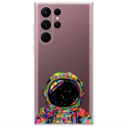 Samsung S22 Ultra Astronaut 209 Transparent Silicone TPU Θήκη