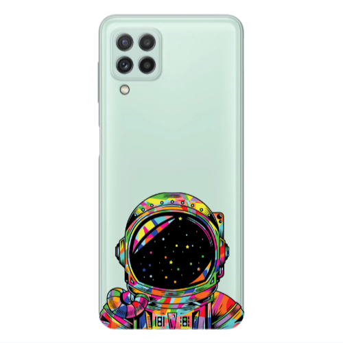 Samsung A22 4G Astronaut 209 Transparent Silicone TPU Θήκη