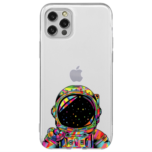 Apple iPhone 12 Pro Astronaut 209 Transparent Silicone TPU Θήκη