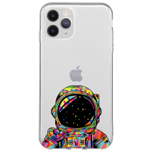 Apple iPhone 12 Pro Max Astronaut 209 Transparent Silicone TPU Θήκη