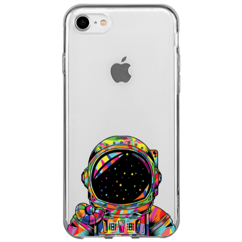 Apple iPhone 7 Astronaut 209 Transparent Silicone TPU Θήκη