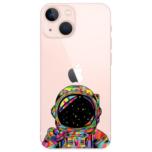 Apple iPhone 13 Mini Astronaut 209 Transparent Silicone TPU Θήκη