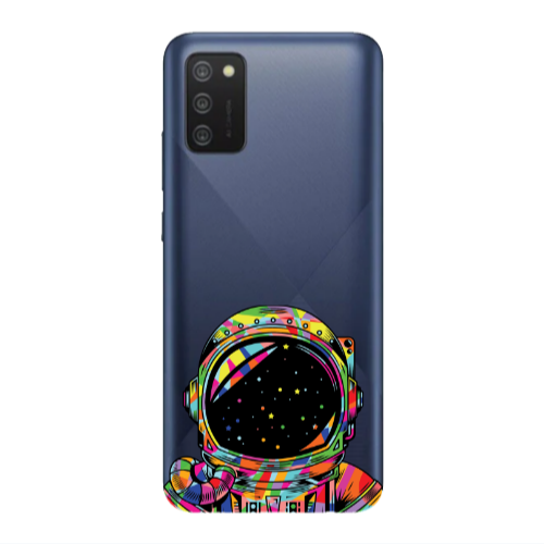 Samsung A03S Astronaut 209 Transparent Silicone TPU Θήκη