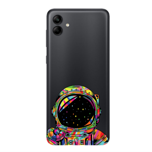 Samsung A04 Astronaut 209 Transparent Silicone TPU Θήκη
