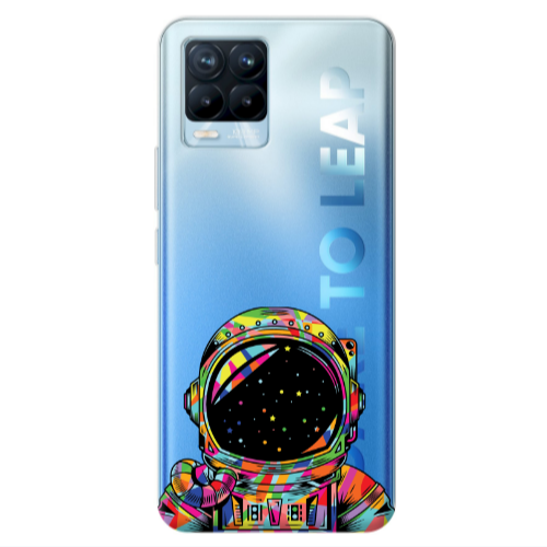 Realme 8 Pro Astronaut 209 Transparent Silicone TPU Θήκη
