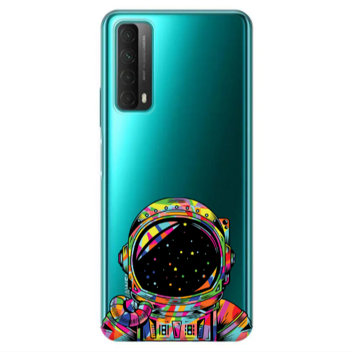 Huawei P Smart 2021 Astronaut 209 Transparent Silicone TPU Θήκη