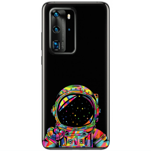 Huawei P40 Pro Astronaut 209 Transparent Silicone TPU Θήκη