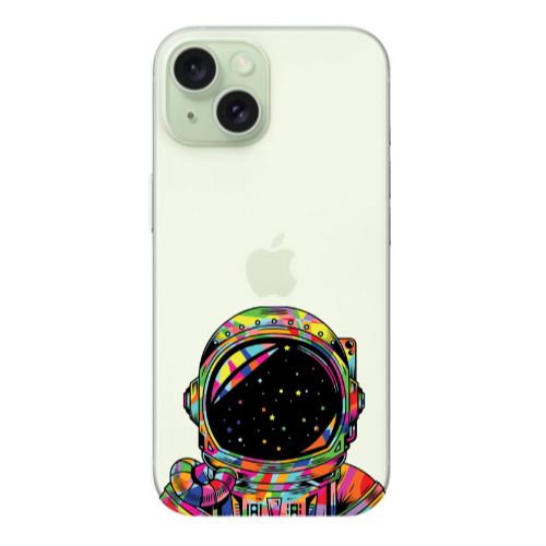 Apple iPhone 15 Astronaut 209 Transparent Silicone TPU Θήκη
