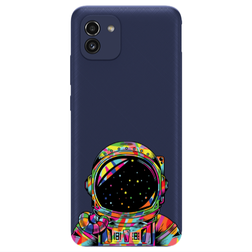 Samsung A03 Astronaut 209 Transparent Silicone TPU Θήκη