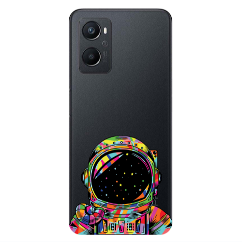 Oppo A 96 Astronaut 209 Transparent Silicone TPU Θήκη