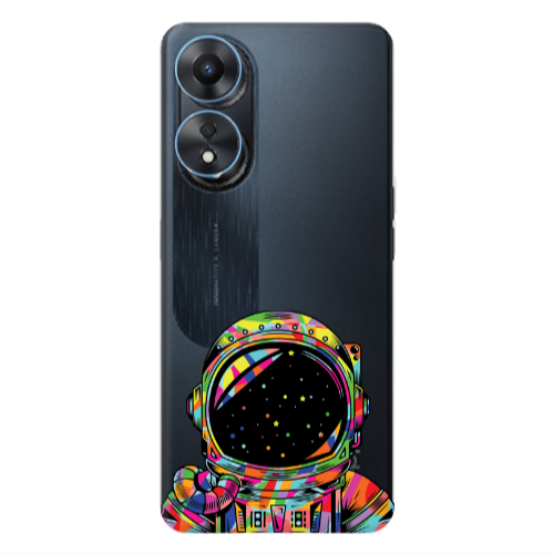 Oppo A 98 Astronaut 209 Transparent Silicone TPU Θήκη