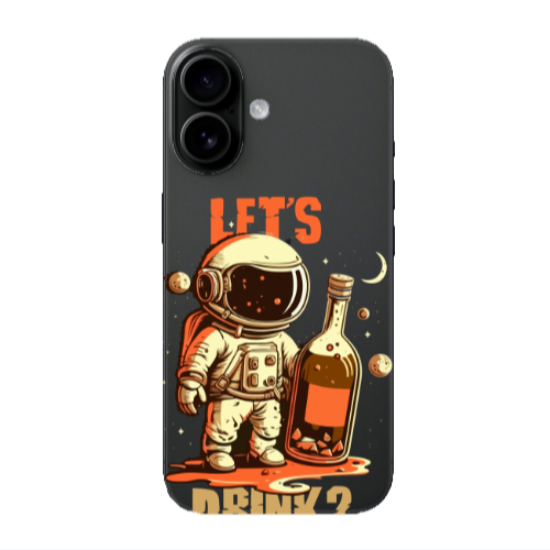 Apple Iphone 16 plus Lets drink Transparent Silicone TPU Θήκη