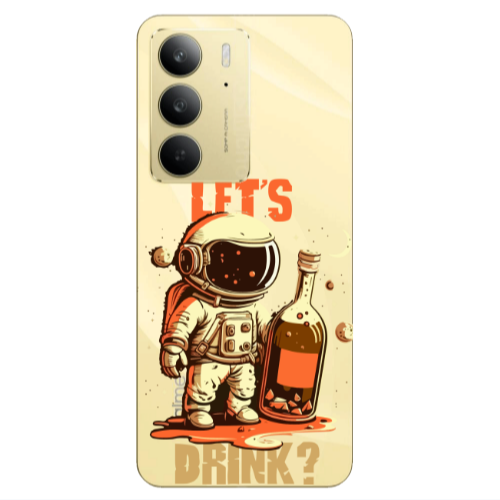 Realme C 75 Lets drink Transparent Silicone TPU Θήκη
