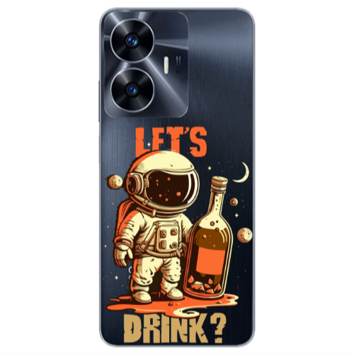 Realme Note 50 Lets drink Transparent Silicone TPU Θήκη