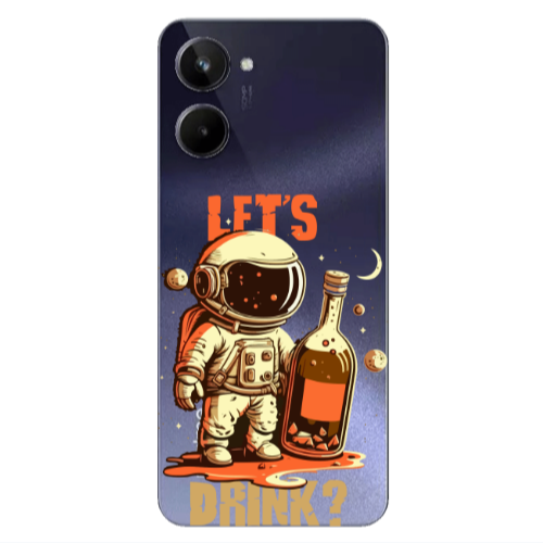 Realme 10 Lets drink Transparent Silicone TPU Θήκη