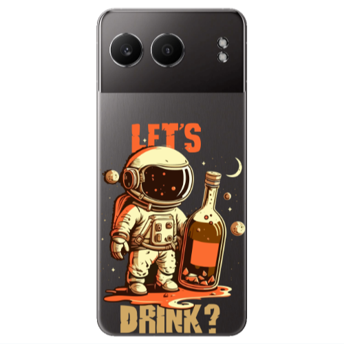 Oneplus Nord 4 Lets drink Transparent Silicone TPU Θήκη