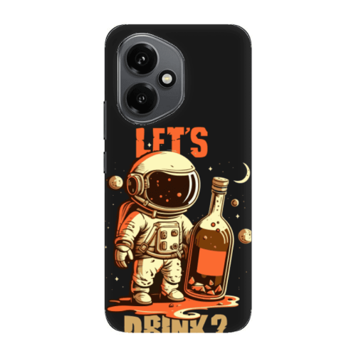 Honor Magic 400 Lets drink Black Colored Silicone TPU Θήκη