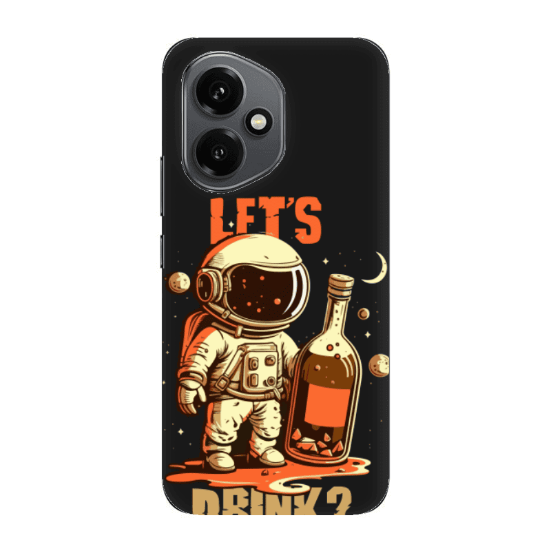 Honor Magic 400 Lets drink Black Colored Silicone TPU Θήκη