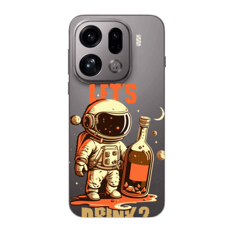 Oppo Find X9 Pro Lets drink Transparent Silicone TPU Θήκη