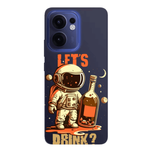 Oppo Reno13 FS Lets drink Transparent Silicone TPU Θήκη