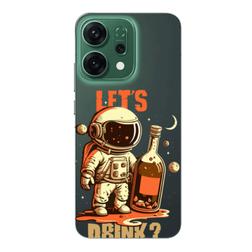 Oppo RENO 14 Lets drink Transparent Silicone TPU Θήκη