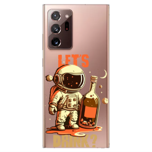 Samsung Note 20 Ultra Lets drink Transparent Silicone TPU Θήκη