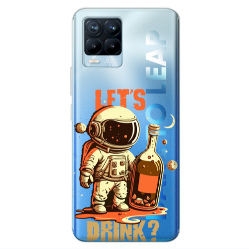 Realme 8 Pro Lets drink Transparent Silicone TPU Θήκη